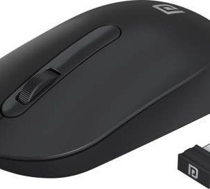 Portronics Toad 13, POR 1381 / Runs on single AA Battery,30 Lakhs+ click life,Upto 1200 DPI Wireless Optical Mouse  (2.4GHz Wireless, Black)