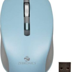 ZEBRONICS Zeb-Jaguar Wireless Optical Mouse  (2.4GHz Wireless, Blue)
